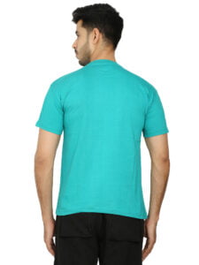 Men’s Cotton Round Neck T-Shirt See Green Color – Regular Fit